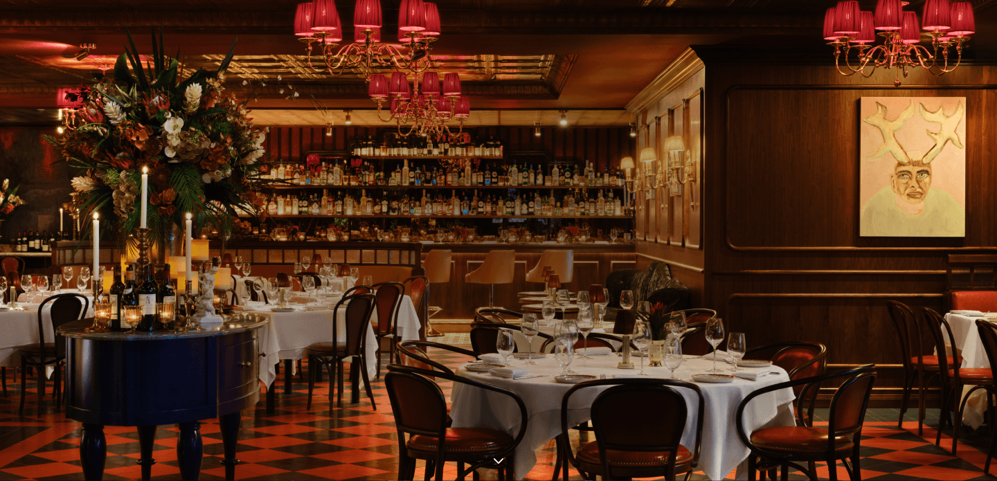 Carbone Vino elegant dining space